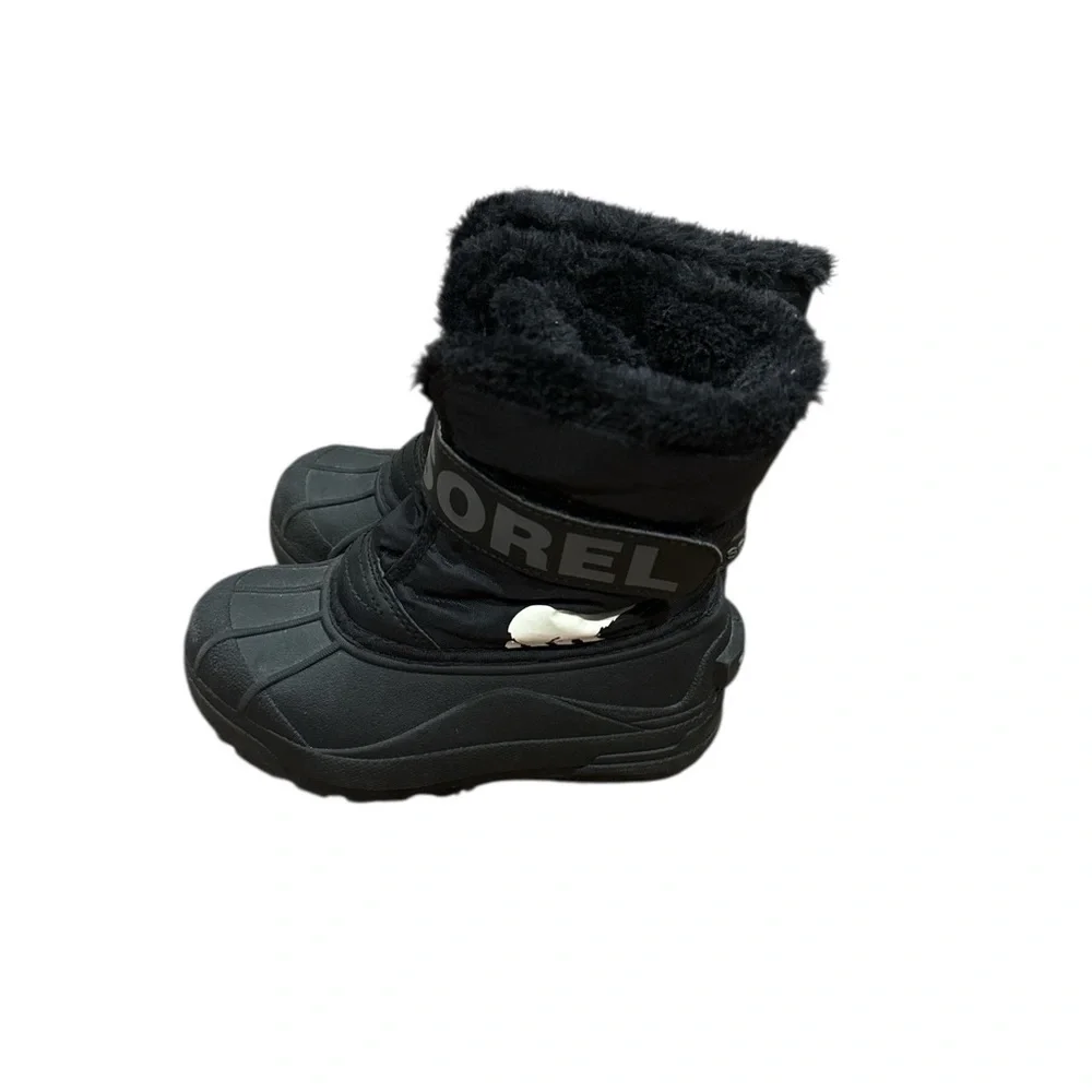 Sorel Black Kids Winter Boots